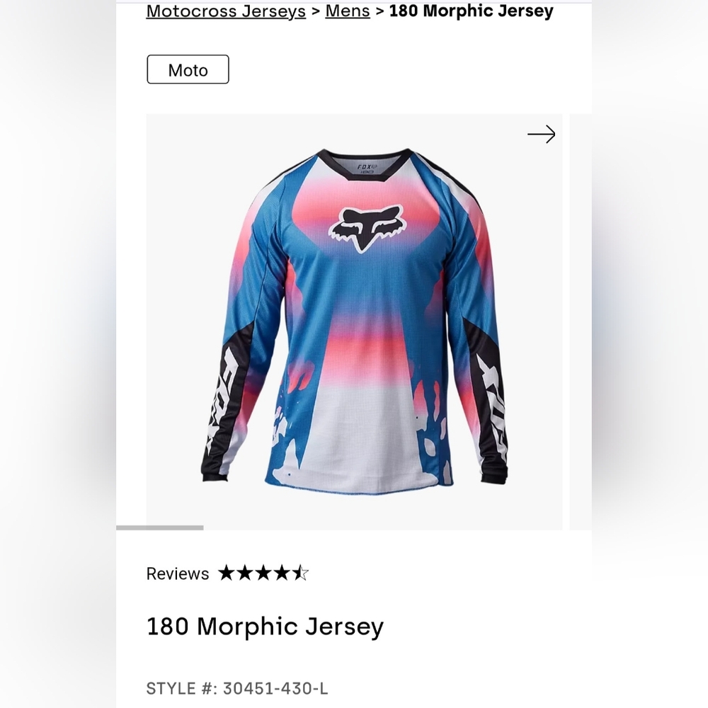 Fox Racing 180 Morphic Jersey